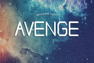 Avenge: A Bold and Elegant Display Font for Impactful Campaigns