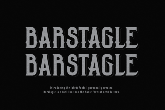 Barstagle: Elevate Your Brand with a Classy Display Font