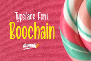 Boochain: A Charming Display Font for Editorial Brilliance