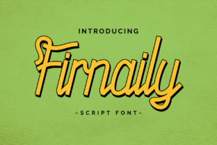 Bring Charm to Your Handmade Creations with Firnaily Font