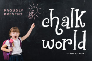 Chalk World: A Charming Display Font for Creative Projects
