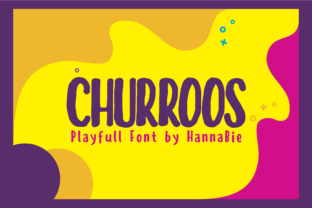 Churros: A Playful Display Font for Creative Branding