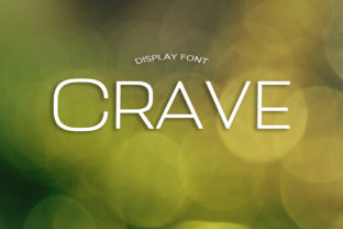 Crave: A Standout Display Font for Editorial Brilliance