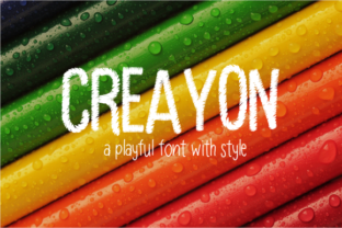 Creayon: A Playful Display Font for Creative Web Design
