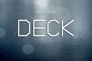 Deck: A Blocky and Strong Display Font for Web Design