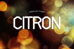 Elevate Your Web Design with Citron: A Bold Display Font