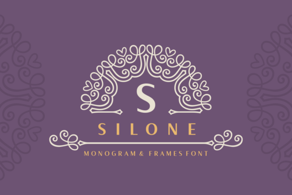 Enhance Your Craft with Silone: A Charming Monogram Display Font