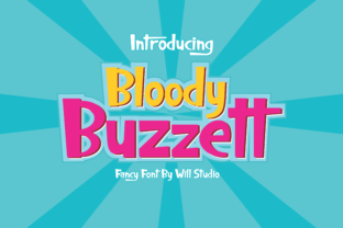 Enhance Your Web Design with Bloody Buzzett Font