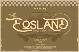 Eosland: A Playful Display Font for Dynamic Branding