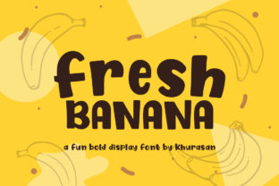 Fresh Banana: A Bold Display Font for Creative Web Design