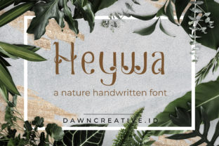 Heywa: A Versatile Display Font for Creative Branding