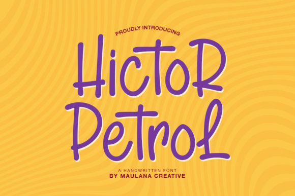 Hictor Petrol: A Handwritten Sans Serif for Modern Web Design