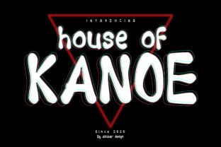 House of Kanoe: A Friendly and Organic Display Font