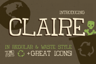 Introducing Claire: A Quirky and Nostalgic Display Font