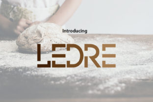 Ledre: A Bold and Energetic Display Typeface