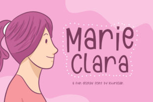 Marie Clara: A Whimsical Display Font for Editorial Charm