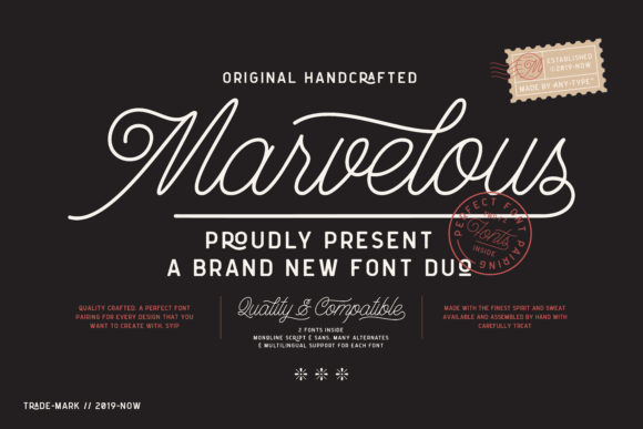 Marvelous: A Premium Handwritten Font for Editorial Elegance