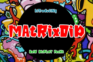 Matrixoid: A Bold and Playful Display Font for Web Design