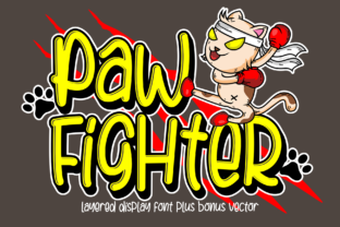 Paw Fighter: The Dynamic Font for Eye-Catching Campaigns