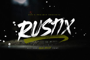 Rustix: A Brush Display Font for Bold Campaigns