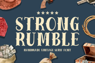 Strong Rumble: A Magical Display Font for Web Design