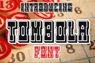 Tombola: A Vintage Cool Display Font for Editorial Design