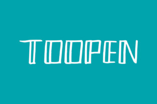Toopen: A Doodle-Inspired Display Font for Engaging Campaigns