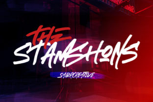 Unleash Creativity with The Stamshons: A Bold Display Font